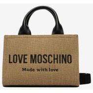 love moschino τσαντα jc4226pp0okb1-90a sandybrown