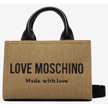 love moschino τσαντα jc4226pp0okb1-90a sandybrown