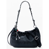 desigual bag_half logo waverly τσαντα γυναικειο 26saxp51-2000 black