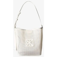 calvin klein jeans emblem mesh bucket lv04f3423g-4lx offwhite