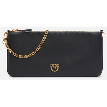 pinko horizontal flat vitello seta 102747a0f1-z99q black