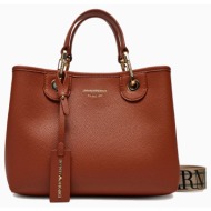 emporio armani shopping bag ew000361af12103-m6030 firebrick