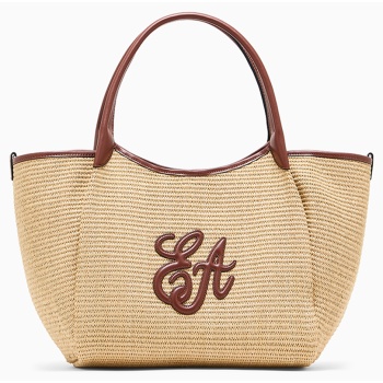 armani shopping bag ew001009af25819-m1334 biege