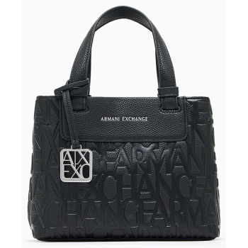 armani exchange shopping bag xw001576af15774-uc001 black