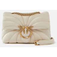 pinko love puff mini cl sheep nappa 100039a1ex-z14q cream