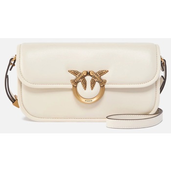 pinko love box horizontal nappa + vi 105083a26l-z15q cream