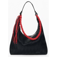 desigual bag_litio black samarra τσαντα γυναικειο 26saxp54-2000 black