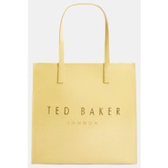ted baker crinkon crinkle large icon bag 283875-yellow yellow