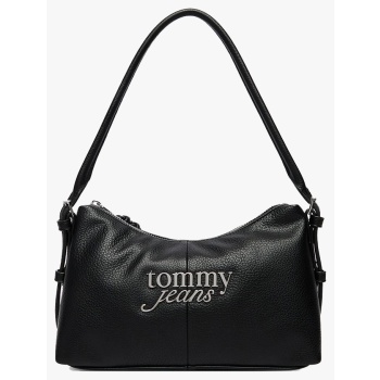 tommy jeans tjw bold shoulder bag aw0aw18468-bds black