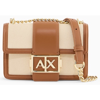 armani exchange messenger bag xw000071af22570-m6261 tan
