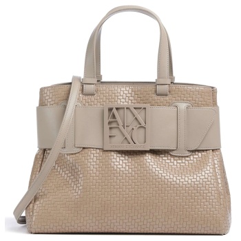 armani exchange shopping bag xw000285af22628-u6223 biege