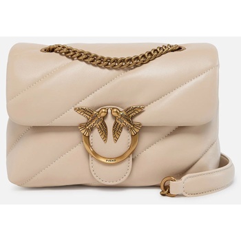 pinko love puff mini cl sheep nappa 100039a0f2-c50q biege