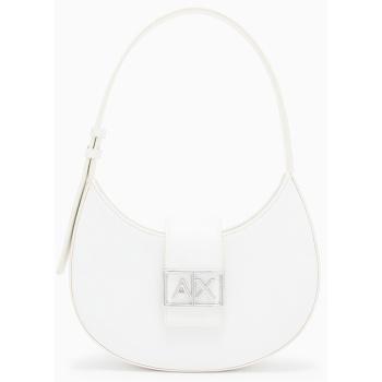 armani exchange shoulder bag xw002565af12039-u0011 offwhite