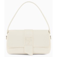 armani exchange shoulder bag xw002592af11902-u0011 offwhite