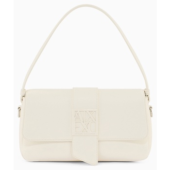 armani exchange shoulder bag xw002592af11902-u0011 offwhite