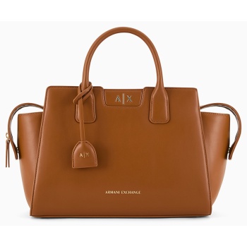armani exchange shopping bag xw002158af19892-u6123 tan