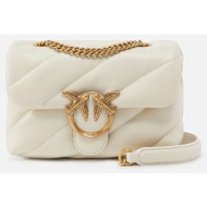 pinko love puff mini cl sheep nappa 100039a0f2-z14q cream
