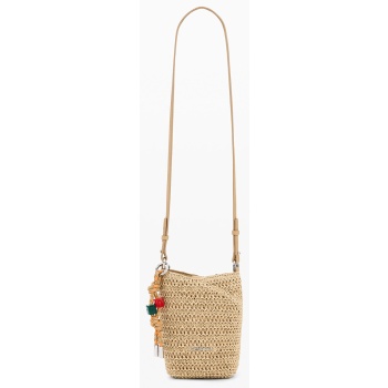 desigual mone_half logo raffia h πορτοφολι γυναικειο σε προσφορά