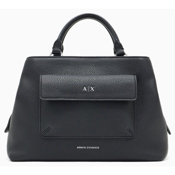 armani exchange shopping bag xw001545af17019-uc001 black σε προσφορά