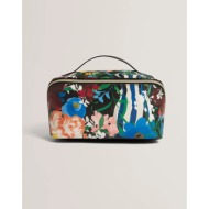 ted baker bousina bouquet printed zipped washbag 284125-multicol multi
