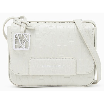 armani exchange messenger bag xw001577af15774-u6275 cream σε προσφορά