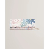 ted baker meelena floral printed baguette clutch bag 284103-multicol multi