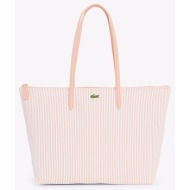 lacoste τσαντα shopping bag 3nf5256sj-t48 lightcoral