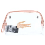 lacoste τσαντα clutch 3nf5325as-t34 lightpink