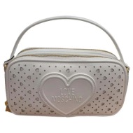 love moschino τσαντα jc4290pp0okk0-100 white