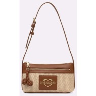 love moschino τσαντα jc4343pp0okn1-10a cappuccino