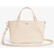 lacoste τσαντα top handle bag 3nf5237dj-t27 biege