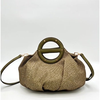 borbonese borbonese handbag pl(l)pl(t)leather ital.origin