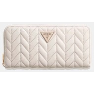 guess cheryl slg large zip around πορτοφολι γυναικειο swtq9720146-sto lightpink