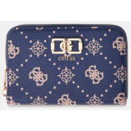 guess emelie logo slg med zip around αξεσουαρ γυναικειο swgp9928140-nlo navyblue