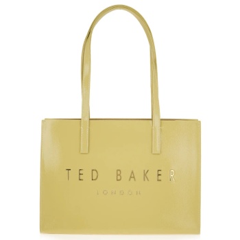 ted baker crinell elongated crinkle icon bag 284044-yellow σε προσφορά