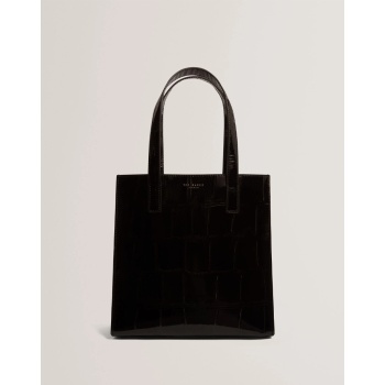 ted baker vivanaa croc effect small icon bag 283929-black σε προσφορά