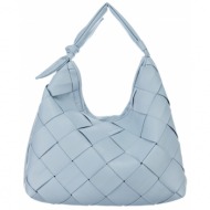 γυναικεία τσάντα γαλάζια alessia massimo am1688-celeste
