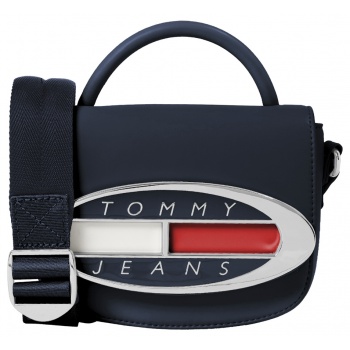 γυναικεία origin plaque τσάντα χιαστί navy μπλε tommy jeans σε προσφορά