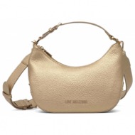 γυναικεία τσάντα χρυσή love moschino jc4018pp1ilt1-90a