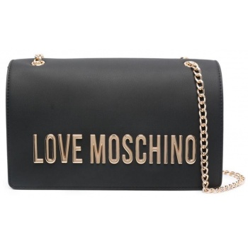 γυναικεία τσάντα ώμου μαύρη love moschino jc4192pp1ikd0-000