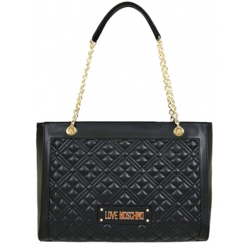 γυναικεία τσάντα μαύρη love moschino jc4006pp1ila0-000