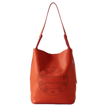 γυναικεία mayfair bucket τσάντα πορτοκαλί borbonese