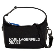 γυναικείο essential logo party τσαντάκι μαύρο karl lagerfeld jeans 241j3004-j101 black