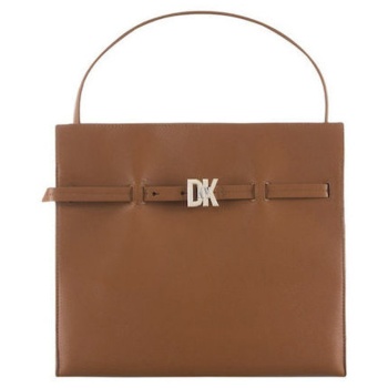 γυναικεία δερμάτινη bushwick τσάντα καφέ dkny r41ekb92-cog σε προσφορά