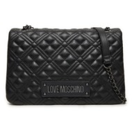 γυναικεία τσάντα μαύρη love moschino jc4014pp1lla0-00a