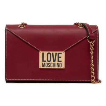 γυναικεία τσάντα μπορντό love moschino jc4073pp1llg1-55a