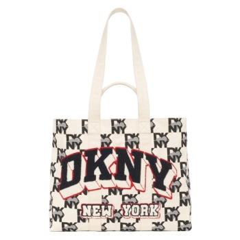 γυναικεία heart of ny tote τσάντα μπεζ dkny r41ayf01-1sz