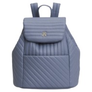 γυναικείο σακίδιο πλάτης μπλε tommy hilfiger aw0aw17014-c0z