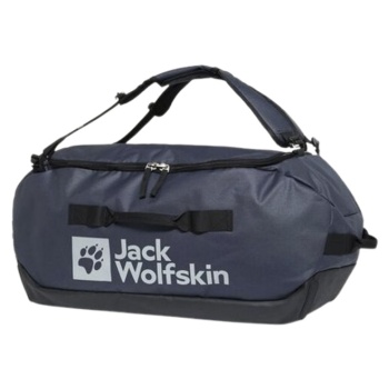 unisex all-in duffle σάκος navy μπλε 65l jack wolfskin σε προσφορά