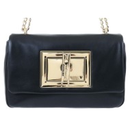 γυναικεία τσάντα ώμου μαύρη love moschino jc4164pp1mlm0-000